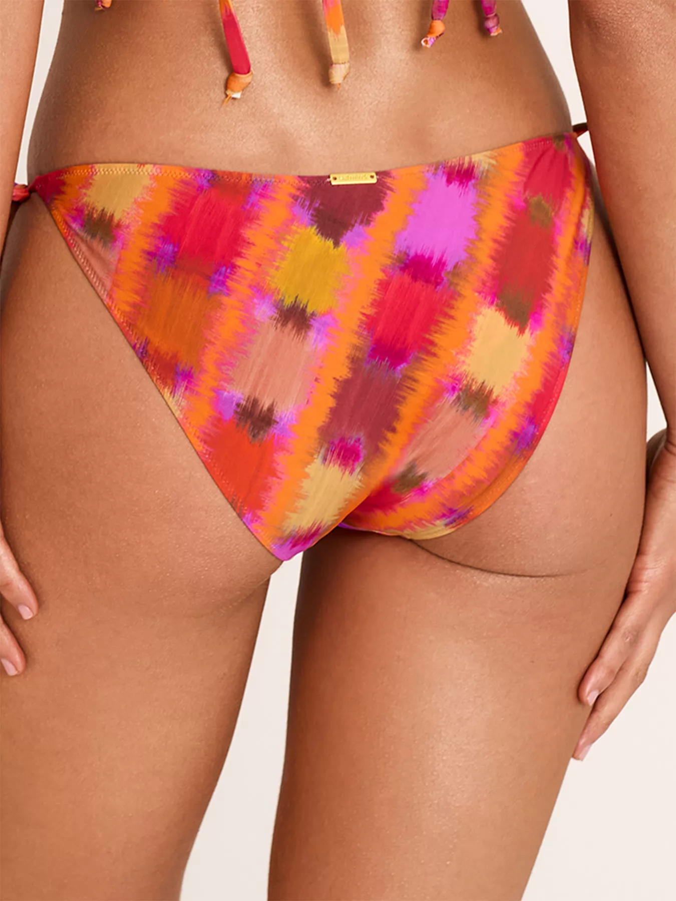 Czerwony, pomarańczowy, wielobarwny Dół od bikini Selmark BO607 - zdjęcie 2