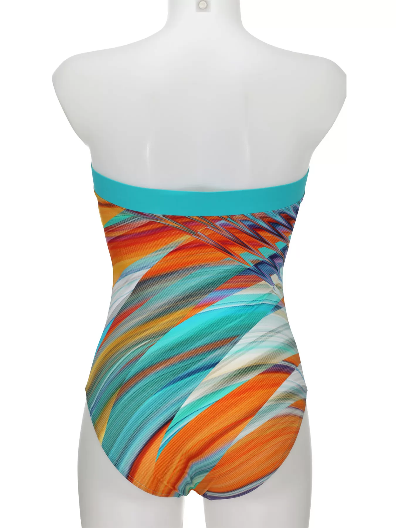 Niebieski, wielobarwny Kostium kąpielowy Sunflair 22078 - zdjęcie 2