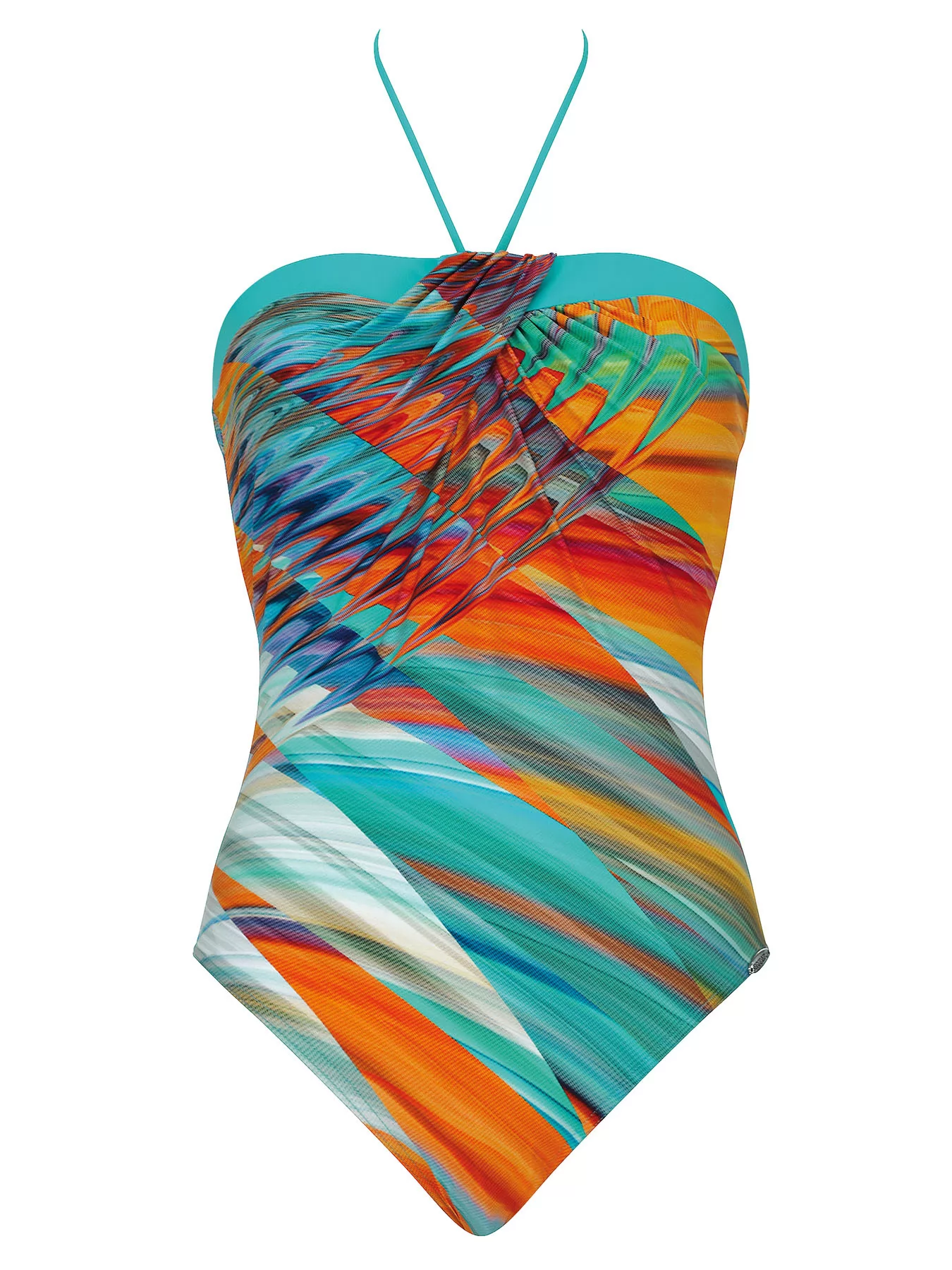 Niebieski, wielobarwny Kostium kąpielowy Sunflair 22078 - zdjęcie 1