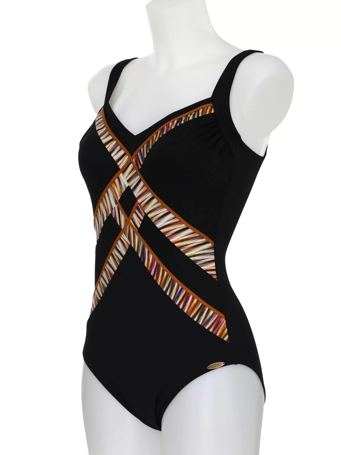 Brązowy, czarny Kostium kąpielowy Sunflair 22050 - zdjęcie 5