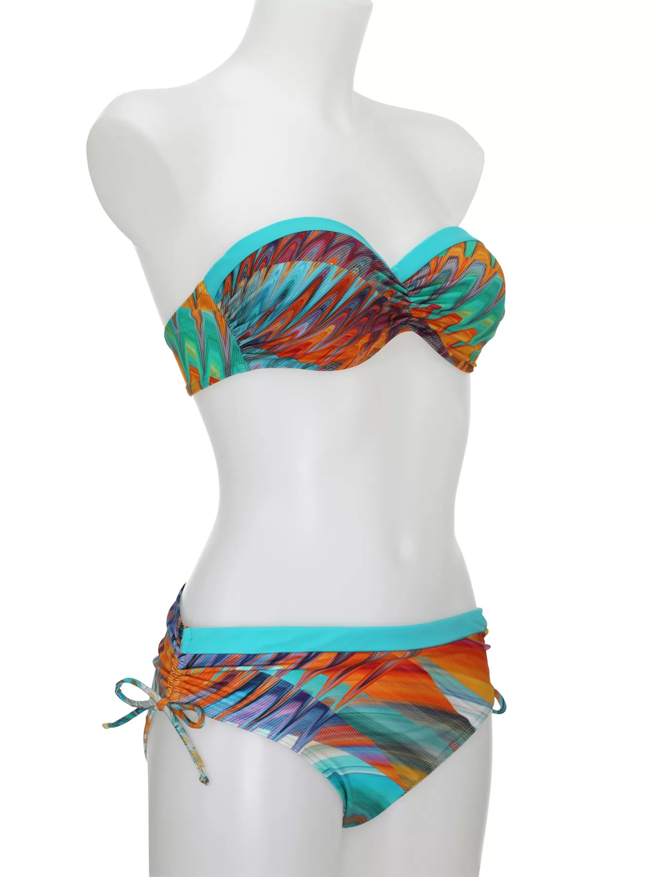 Niebieski, wielobarwny Kostium kąpielowy Sunflair 21070 - zdjęcie 5