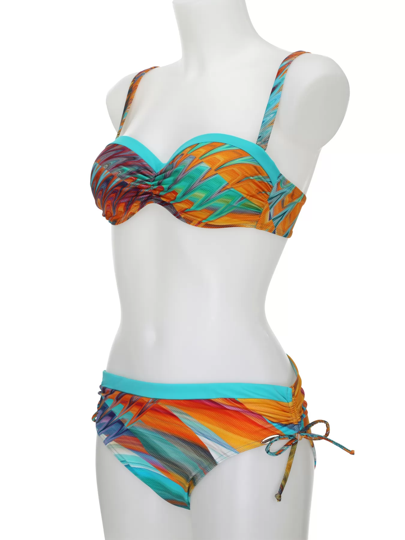 Niebieski, wielobarwny Kostium kąpielowy Sunflair 21070 - zdjęcie 4