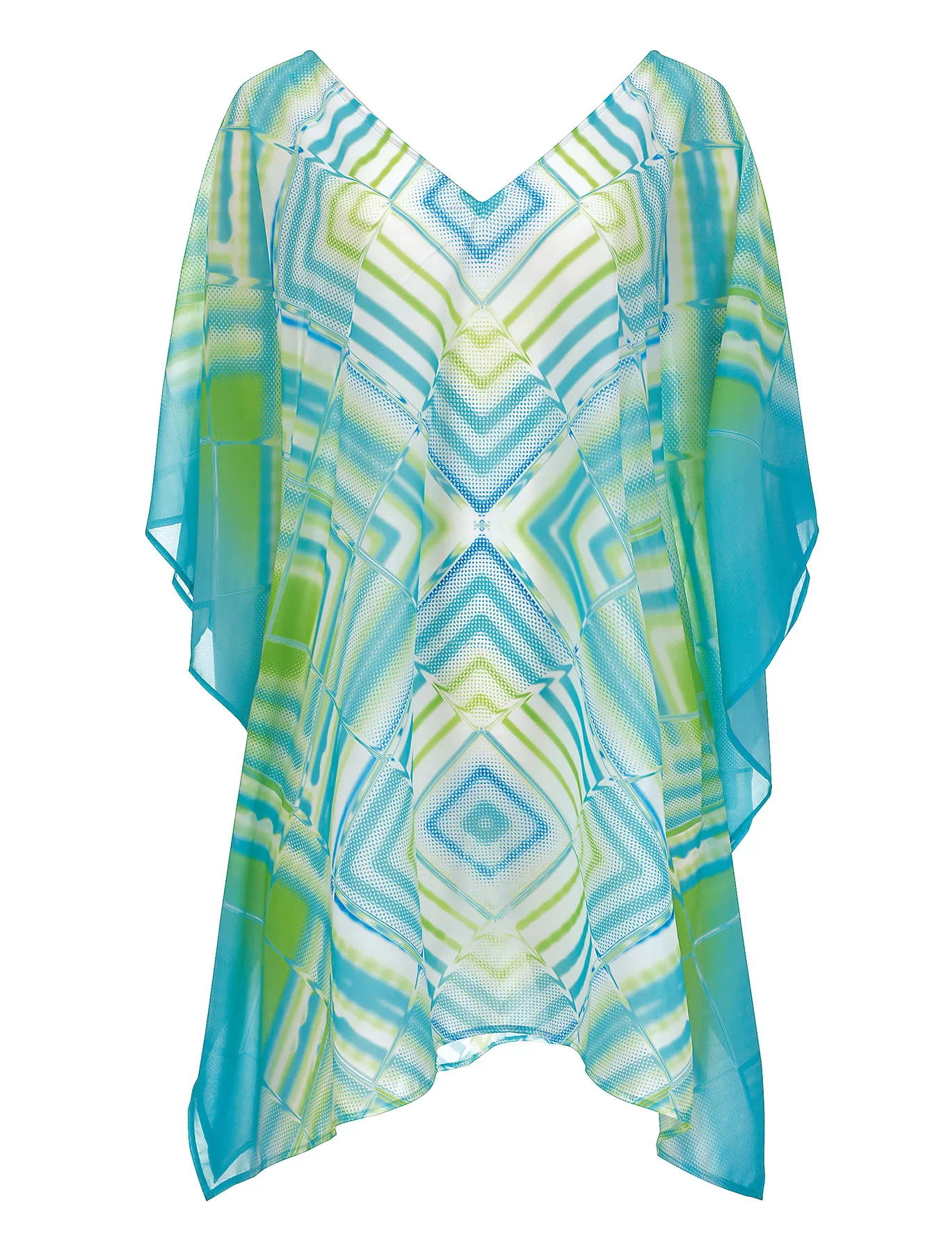 Niebieski, zielony Tunika plażowa Sunflair 23803 - zdjęcie 1