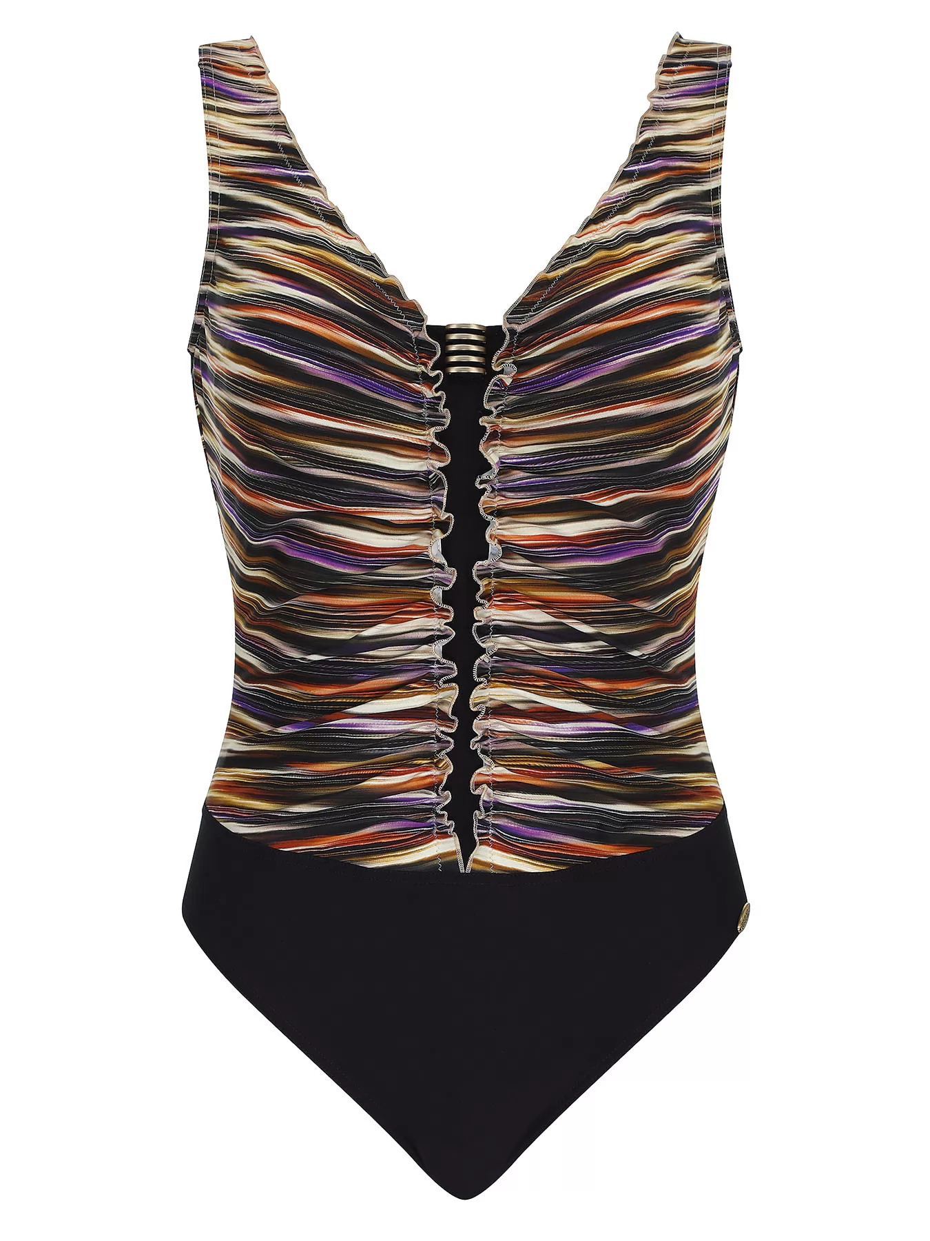 Brązowy, czarny, wielobarwny Kostium kąpielowy Sunflair 22049 - zdjęcie 1