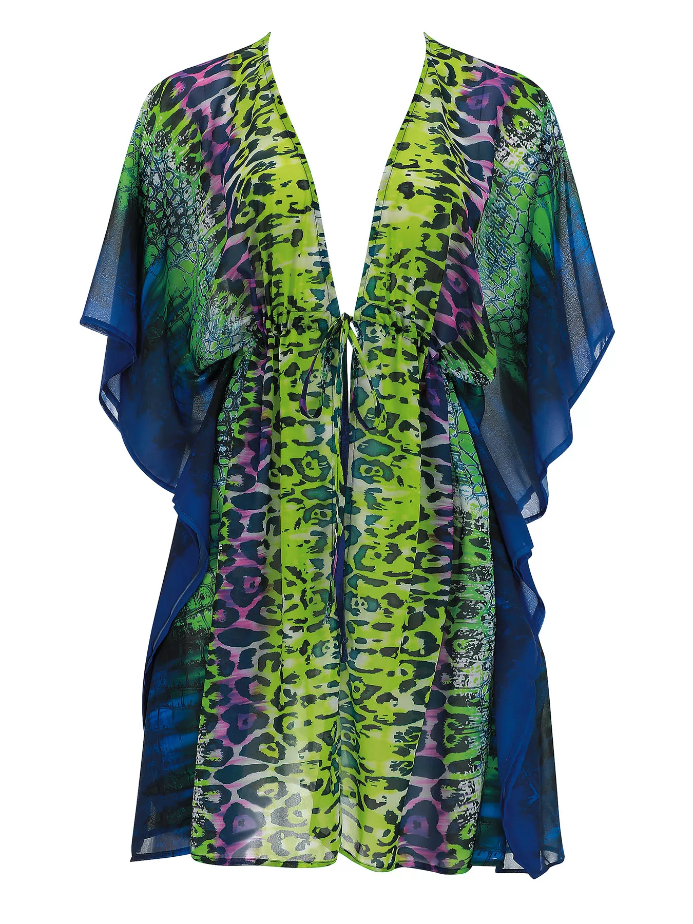 Fioletowy, wielobarwny, zielony Tunika plażowa Sunflair 23100 - zdjęcie 1