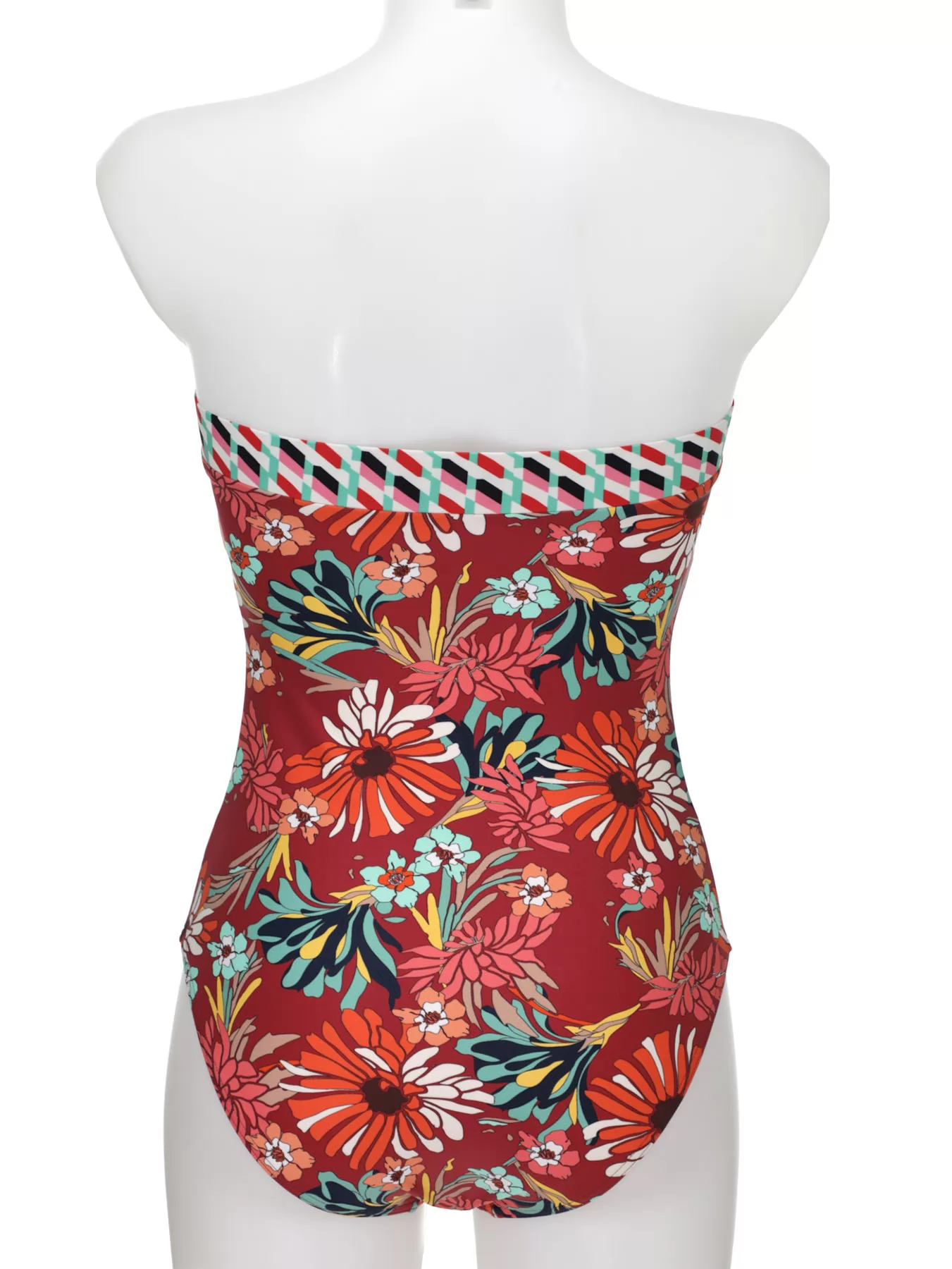 Czerwony, wielobarwny Kostium kąpielowy Sunflair 22128 - zdjęcie 2
