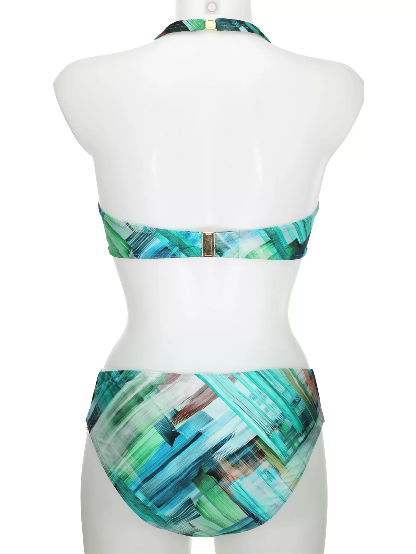 Wielobarwny, zielony Kostium kąpielowy Opera 61003 - zdjęcie 2