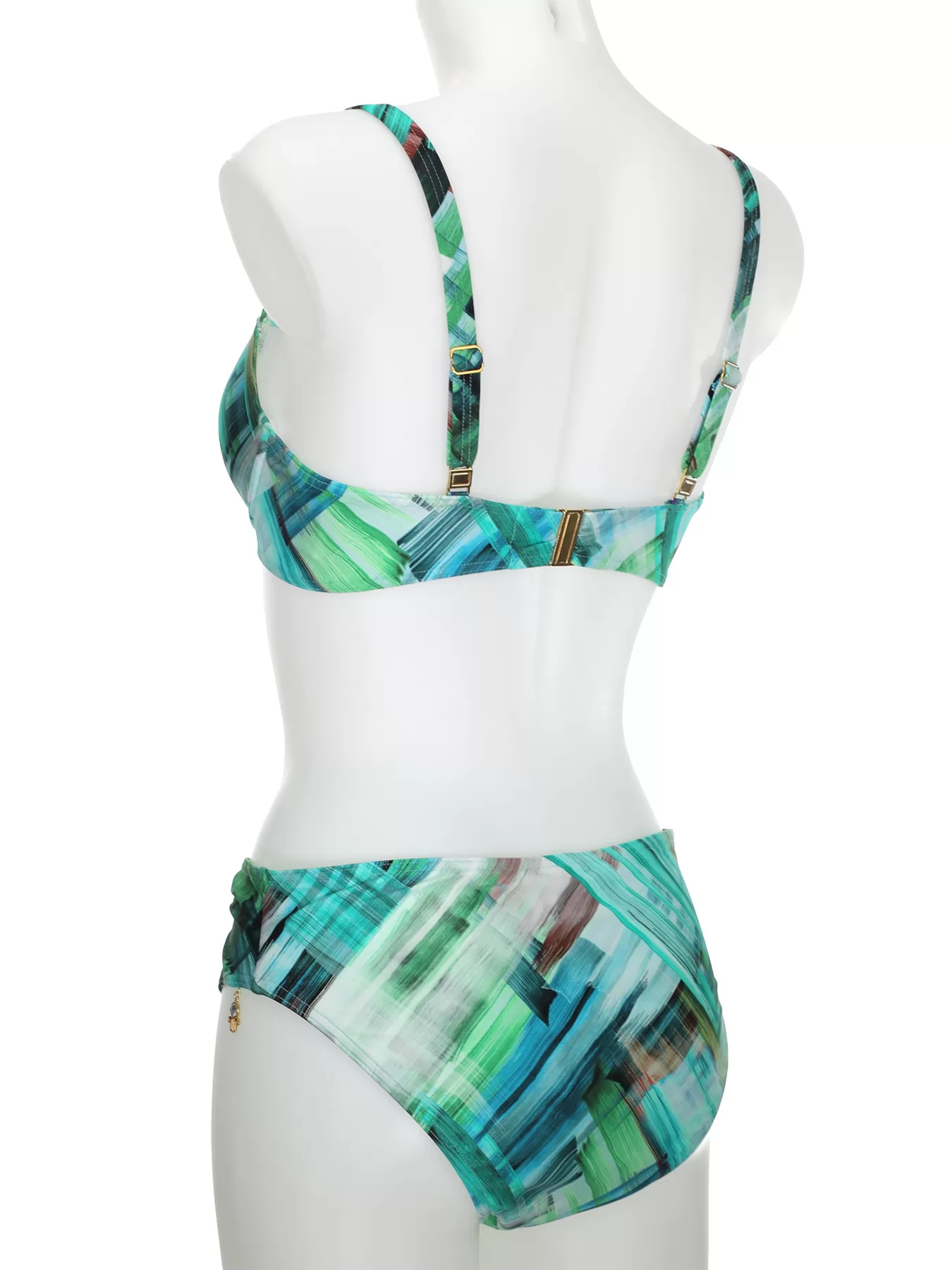 Wielobarwny, zielony Kostium kąpielowy Opera 61003 - zdjęcie 3