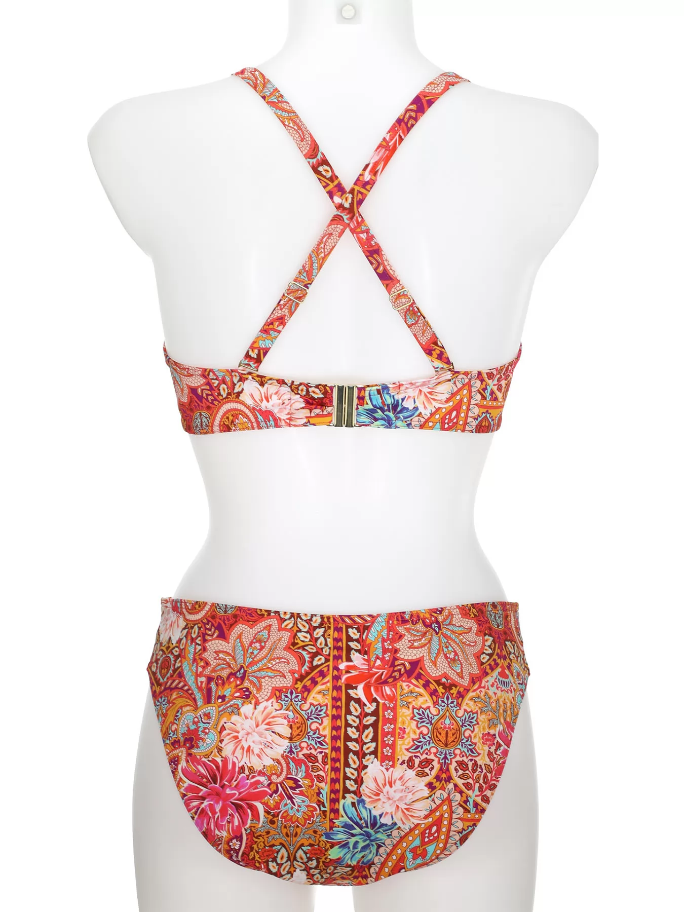 Czerwony, wielobarwny Kostium kąpielowy Opera 61021 - zdjęcie 2