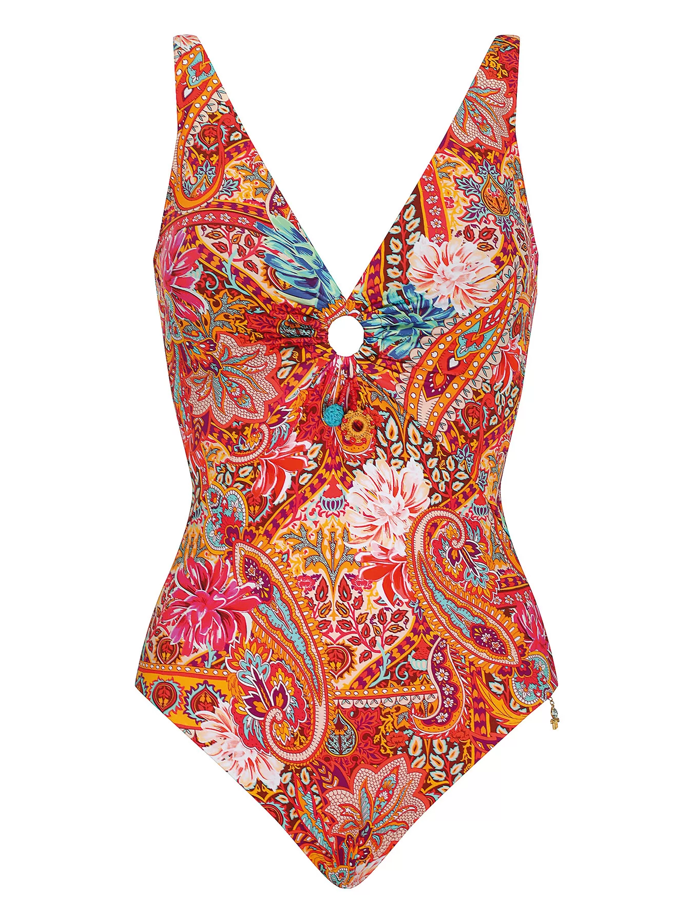 Czerwony, wielobarwny Kostium kąpielowy Opera 62013 - zdjęcie 1