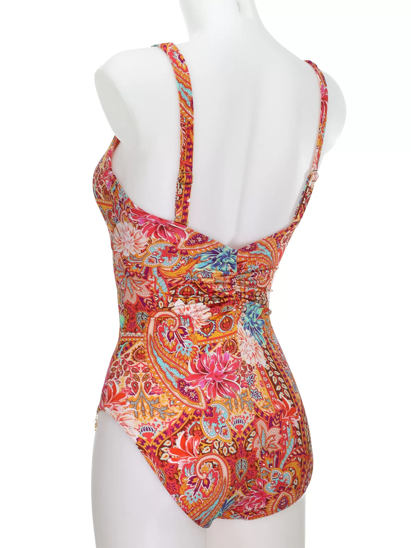 Czerwony, wielobarwny Kostium kąpielowy Opera 62013 - zdjęcie 4