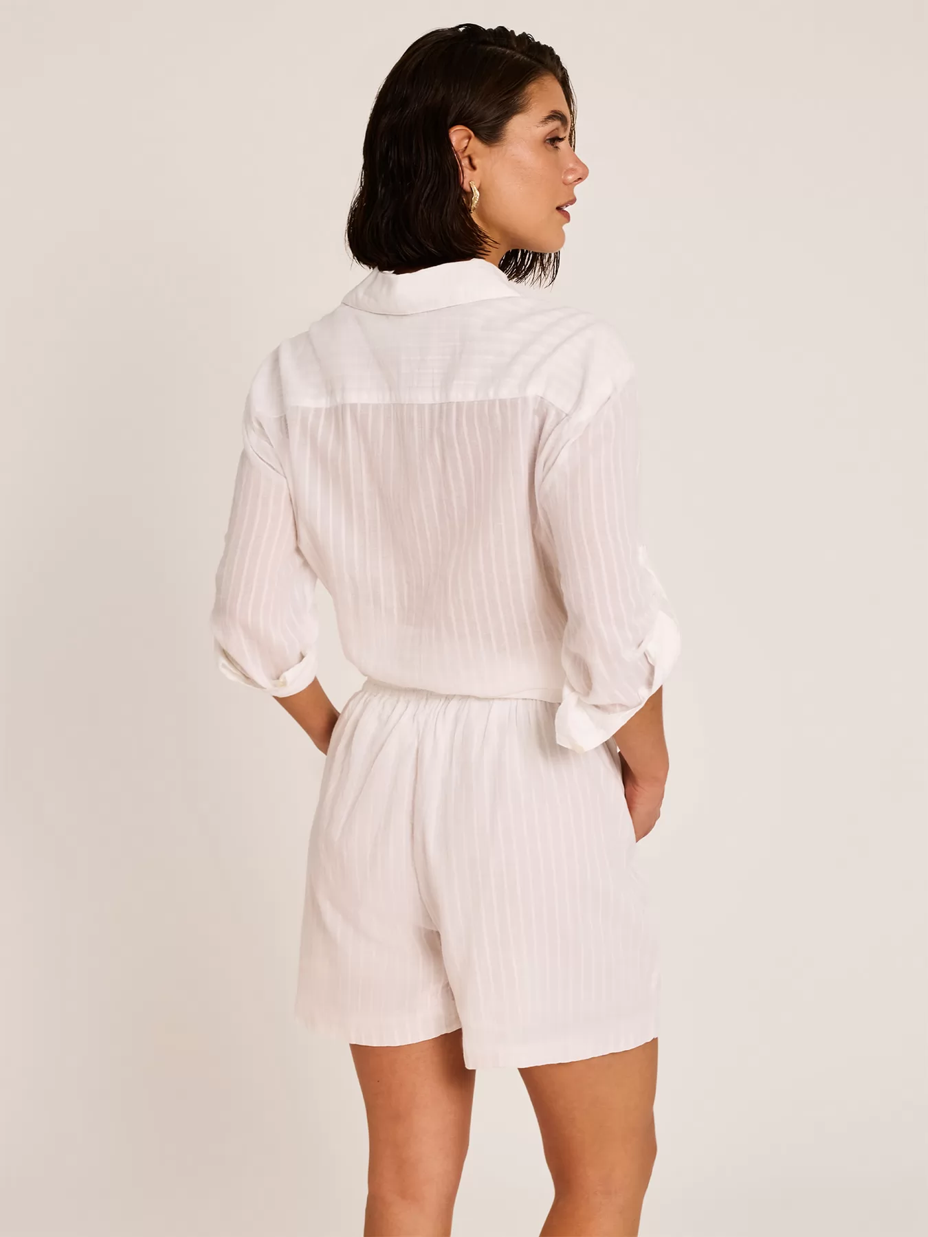 Biały Komplet plażowy Selmark BC276 - zdjęcie 2