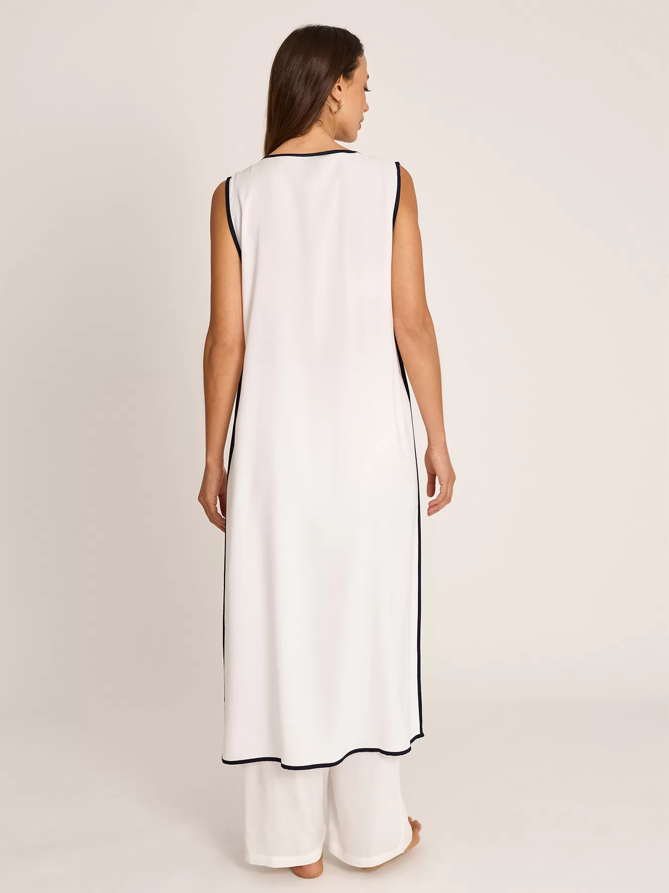 Biały Komplet plażowy Selmark BN876 - zdjęcie 2