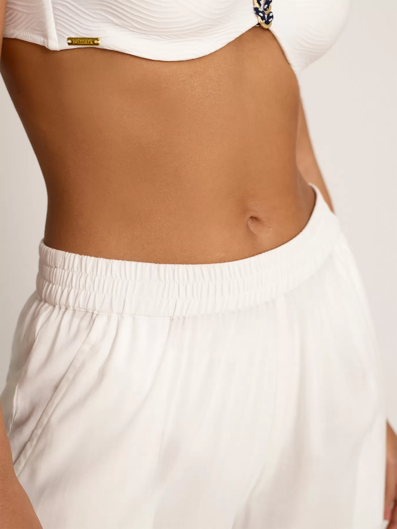 Biały Komplet plażowy Selmark BN876 - zdjęcie 6