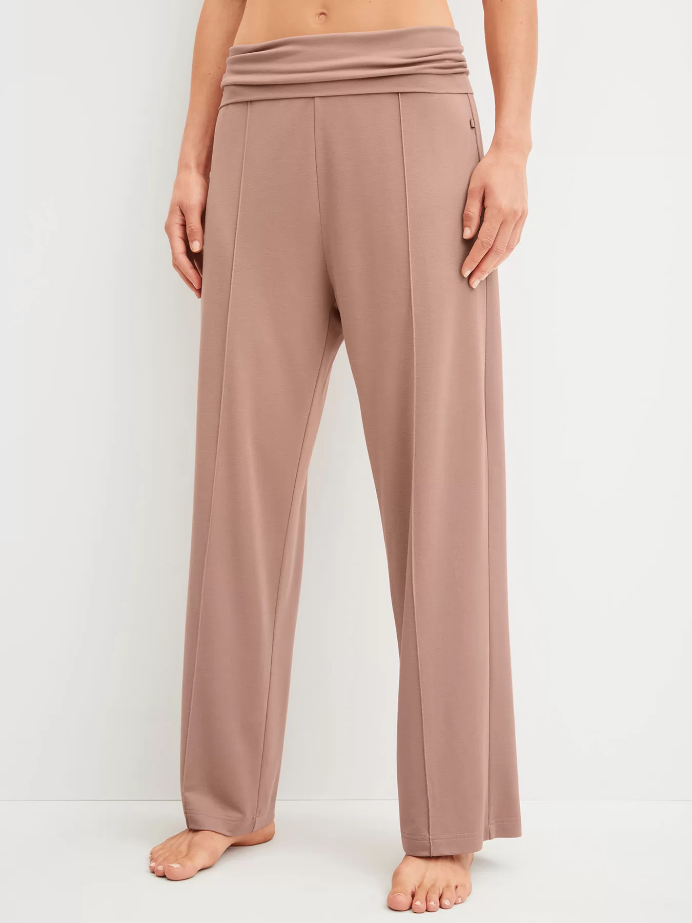 Beżowy Spodnie damskie Calida Natural Loungewear 29776 - zdjęcie 1