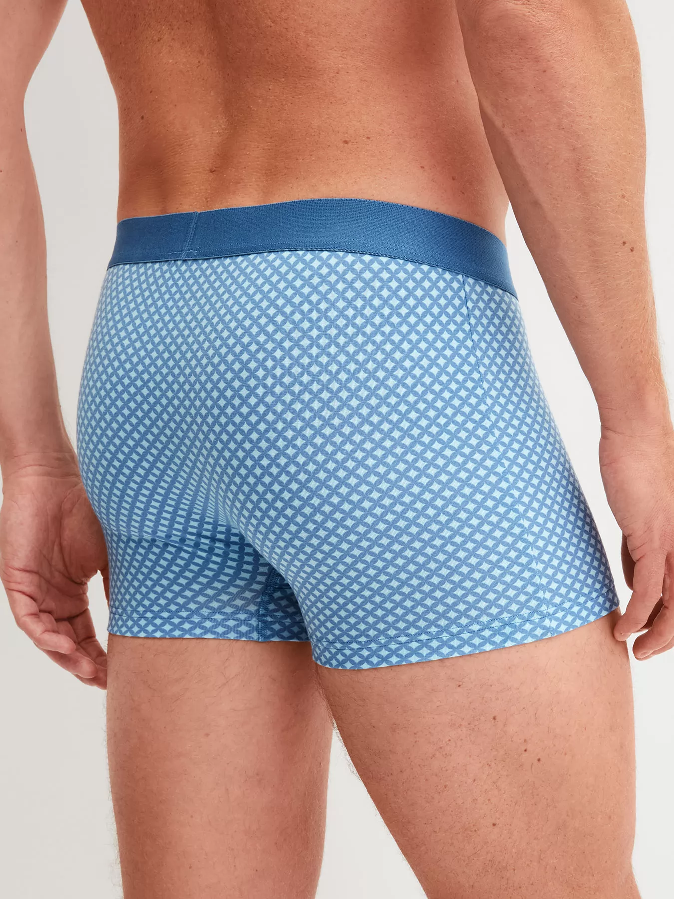 Niebieski Bokserki męskie Calida Cotton Code Design 26980 - zdjęcie 2