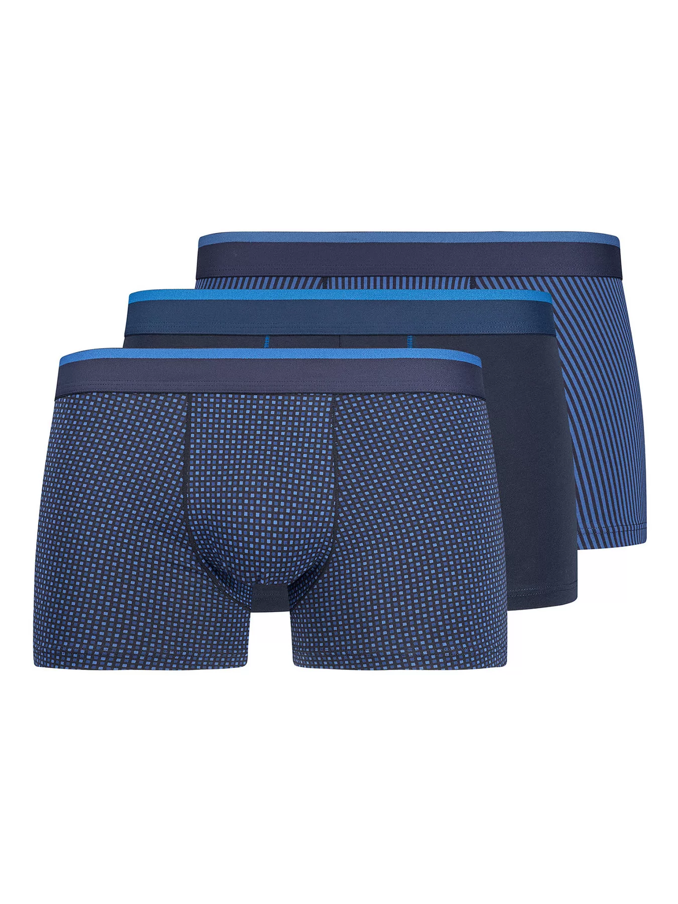Granatowy, niebieski Bokserki męskie 3PACK Skiny Cotton Multipack 085742 - zdjęcie 2
