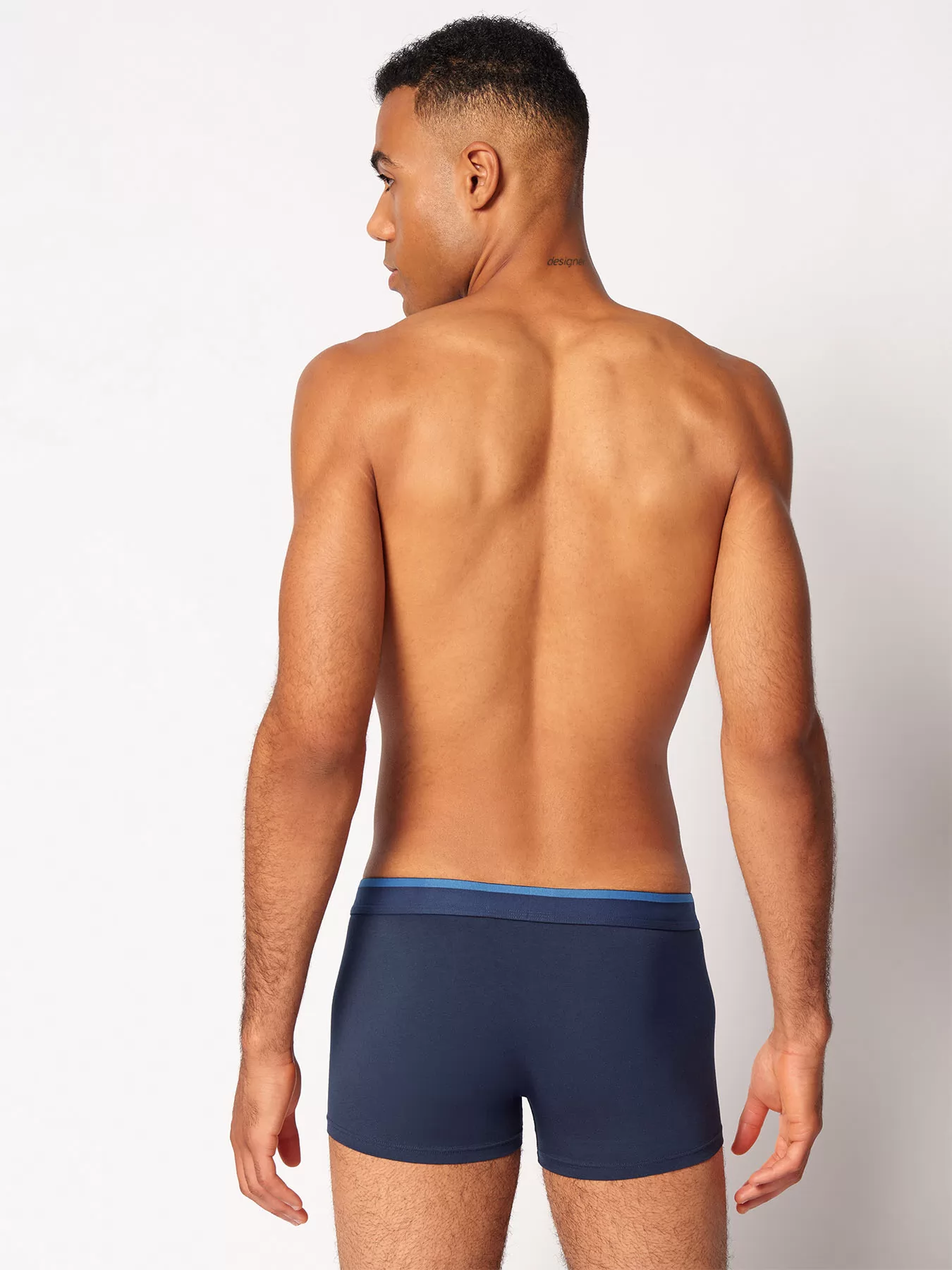 Granatowy, niebieski Bokserki męskie 3PACK Skiny Cotton Multipack 085742 - zdjęcie 10