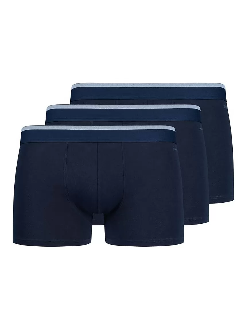 Granatowy, niebieski Bokserki męskie 3PACK Skiny Cotton Multipack 085742 - zdjęcie 2