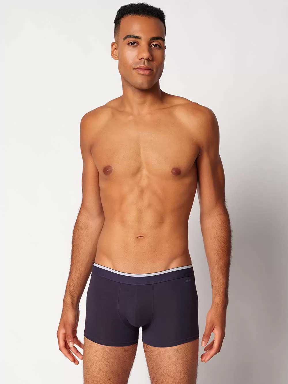 Granatowy, niebieski Bokserki męskie 3PACK Skiny Cotton Multipack 085742 - zdjęcie 1