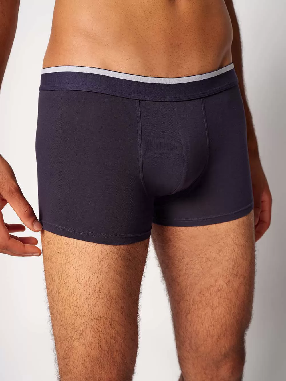 Granatowy, niebieski Bokserki męskie 3PACK Skiny Cotton Multipack 085742 - zdjęcie 3