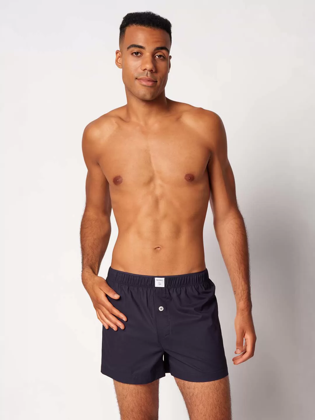 Granatowy Bokserki męskie Skiny Boxersensation 083043 - zdjęcie 1