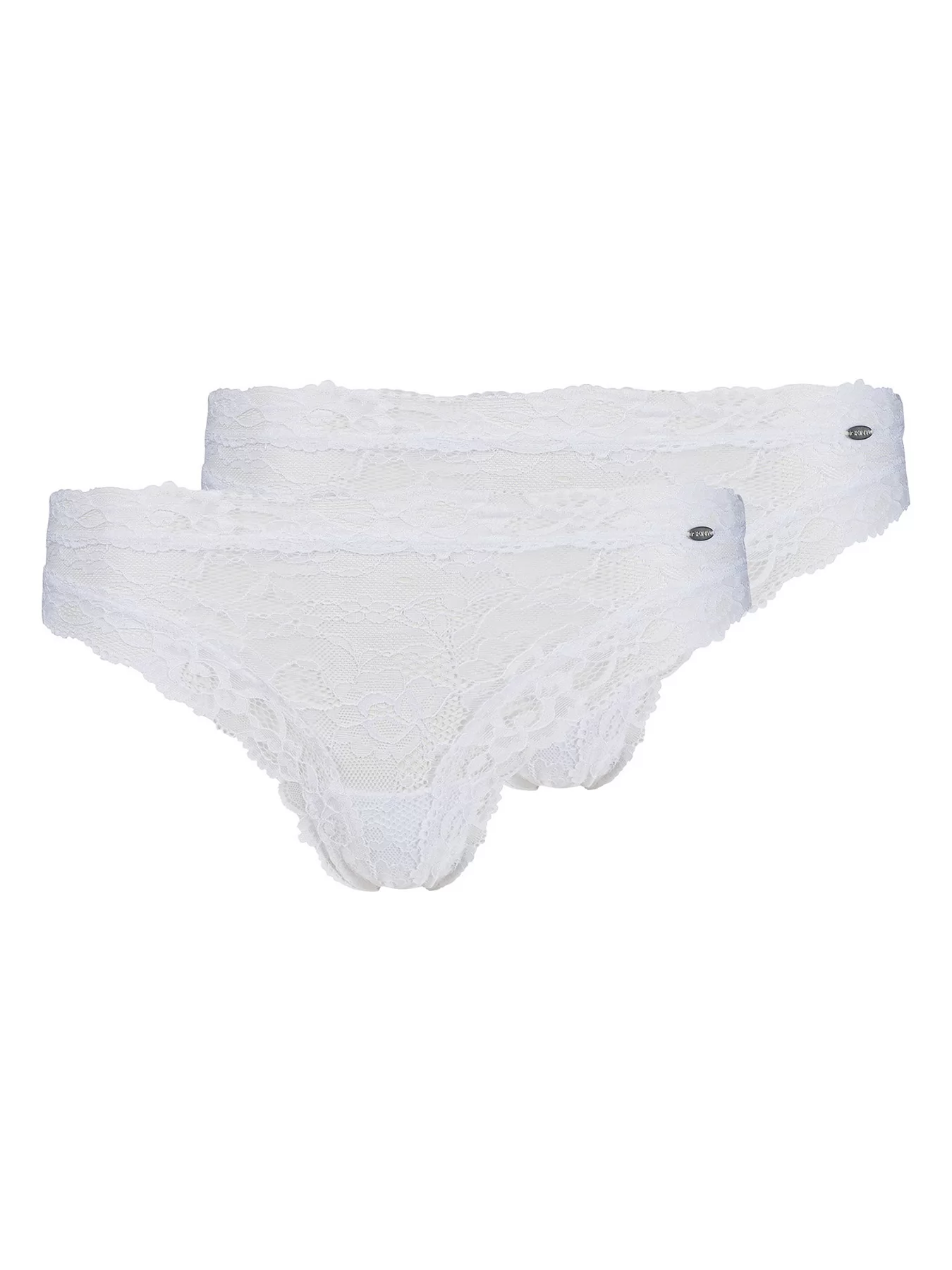 Biały Stringi 2PACK Skiny Advantage Lace 087433 - zdjęcie 2