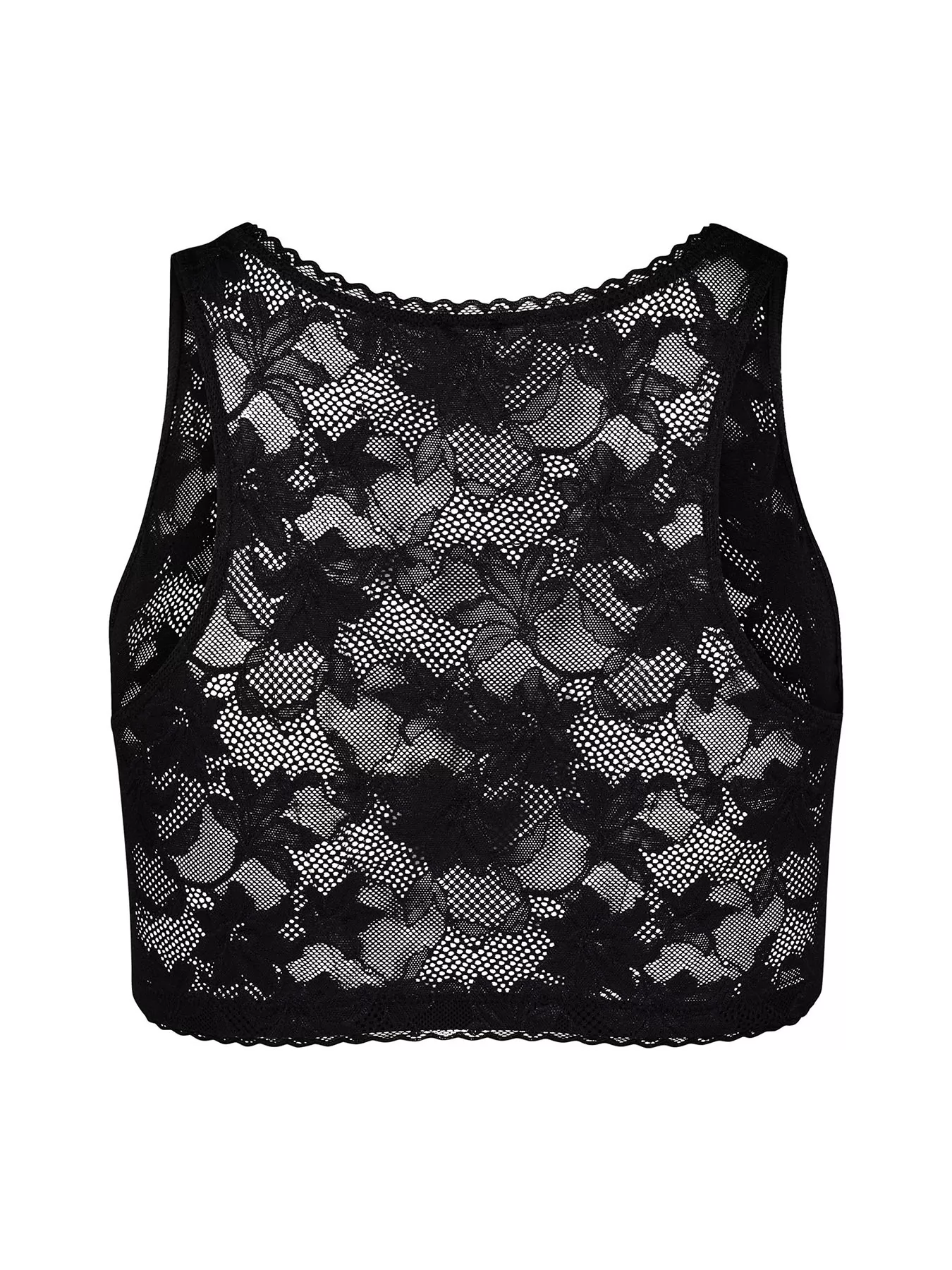 Czarny Top damski Skiny Stretchlace 087439 - zdjęcie 3