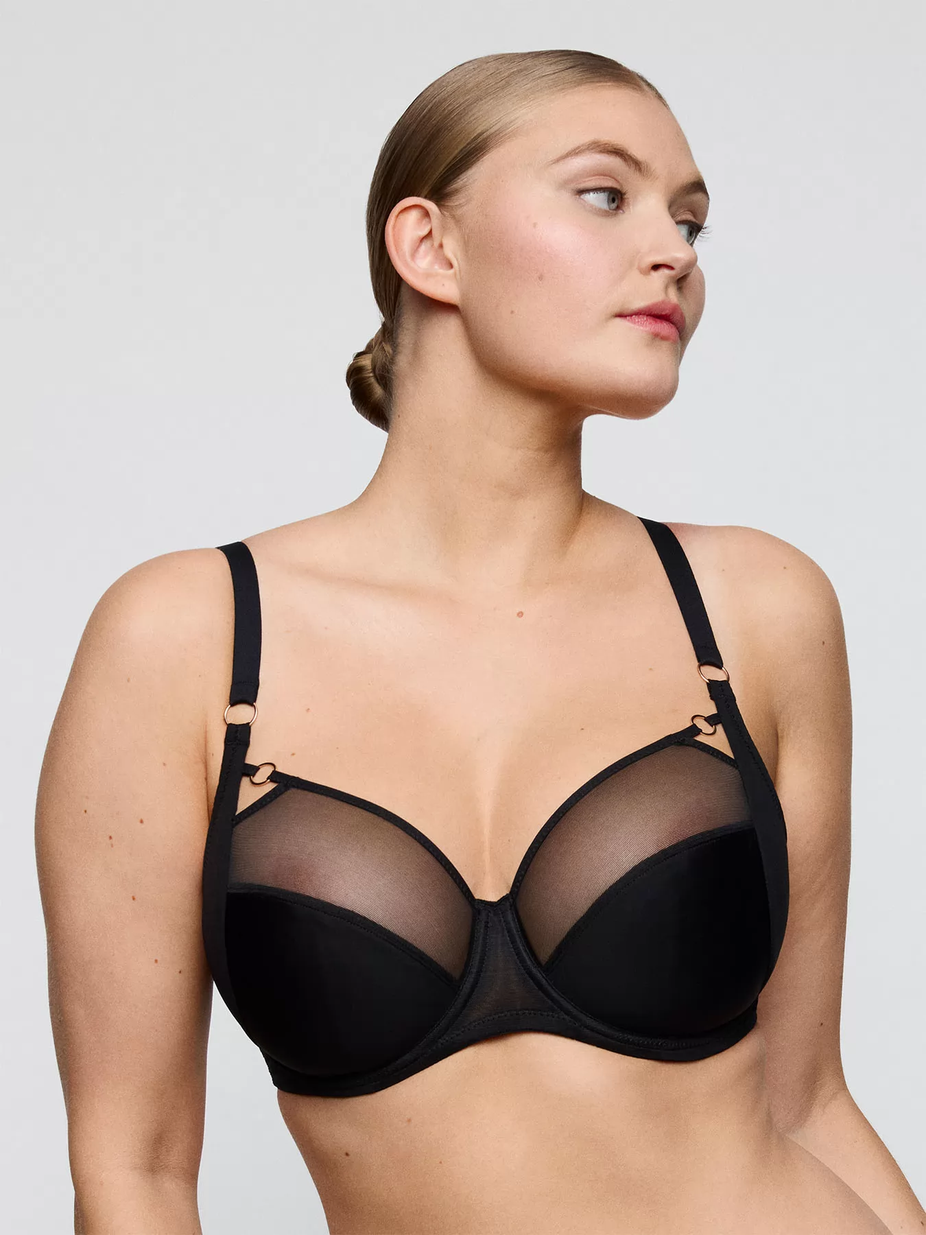 Czarny Biustonosz Primadonna miękki Twist Shery 142640 - zdjęcie 1