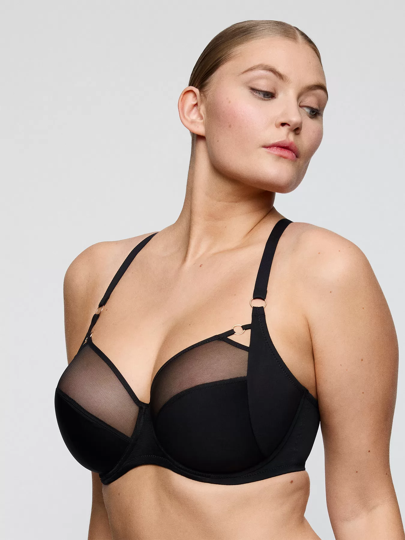 Czarny Biustonosz Primadonna miękki Twist Shery 142640 - zdjęcie 3