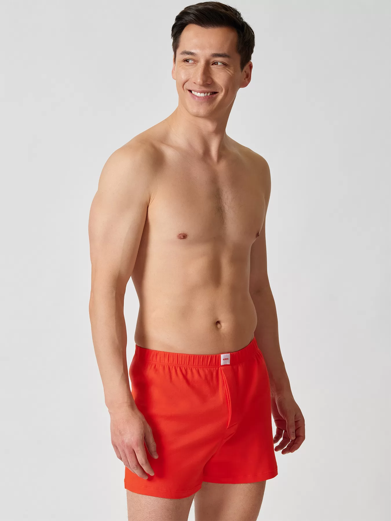 Pomarańczowy Bokserki męskie Huber Cotton Classic 110166 - zdjęcie 1