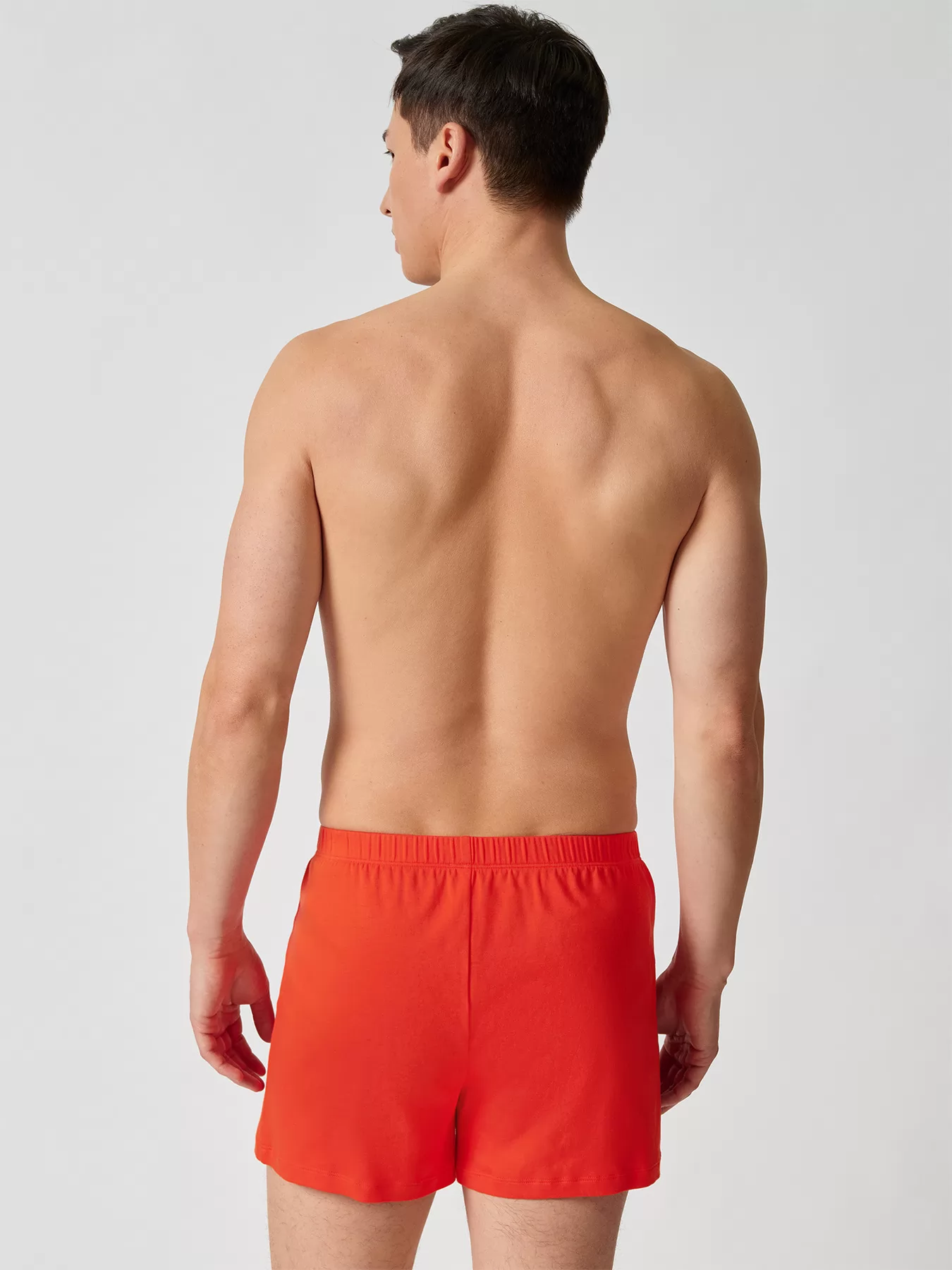 Pomarańczowy Bokserki męskie Huber Cotton Classic 110166 - zdjęcie 2