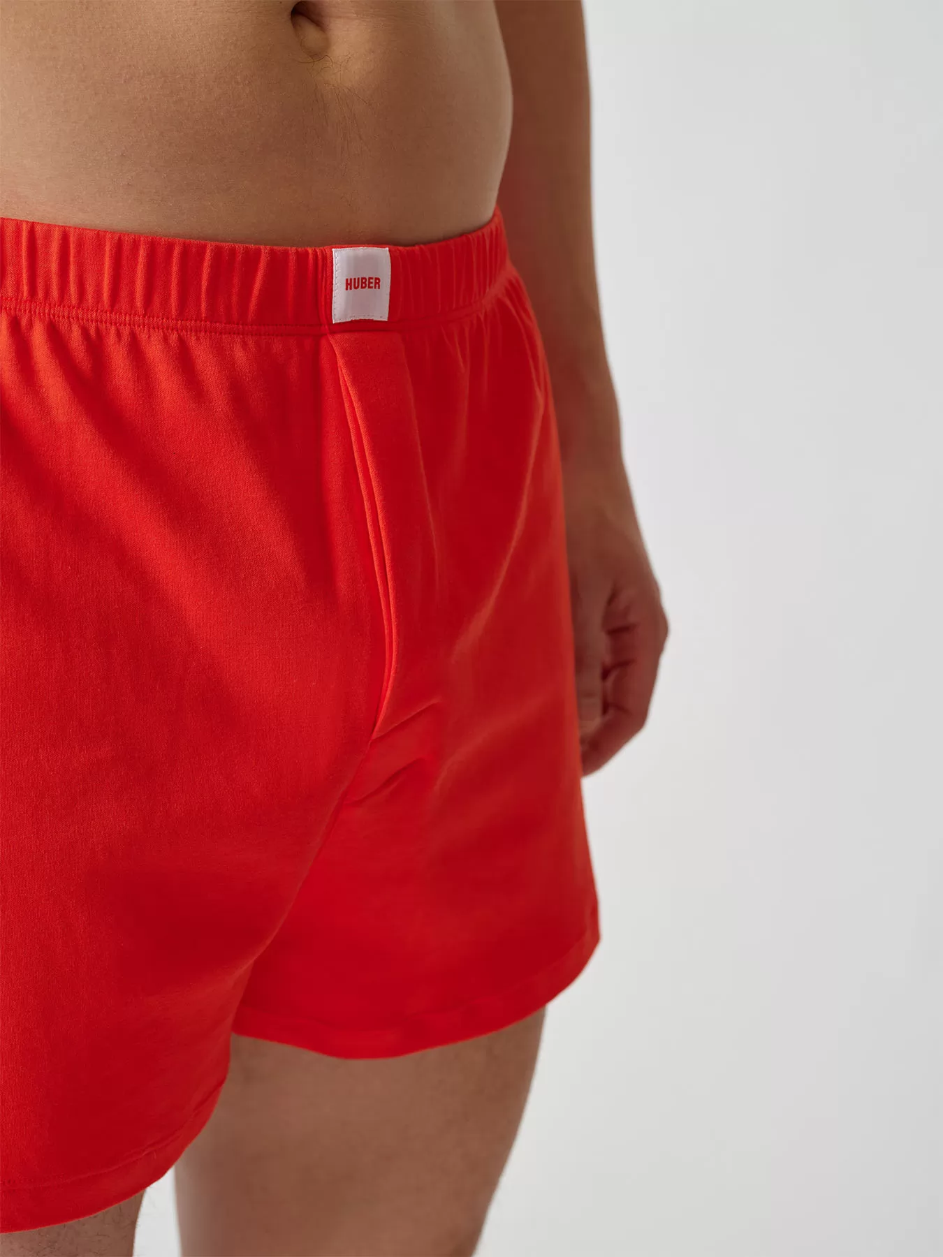 Pomarańczowy Bokserki męskie Huber Cotton Classic 110166 - zdjęcie 3