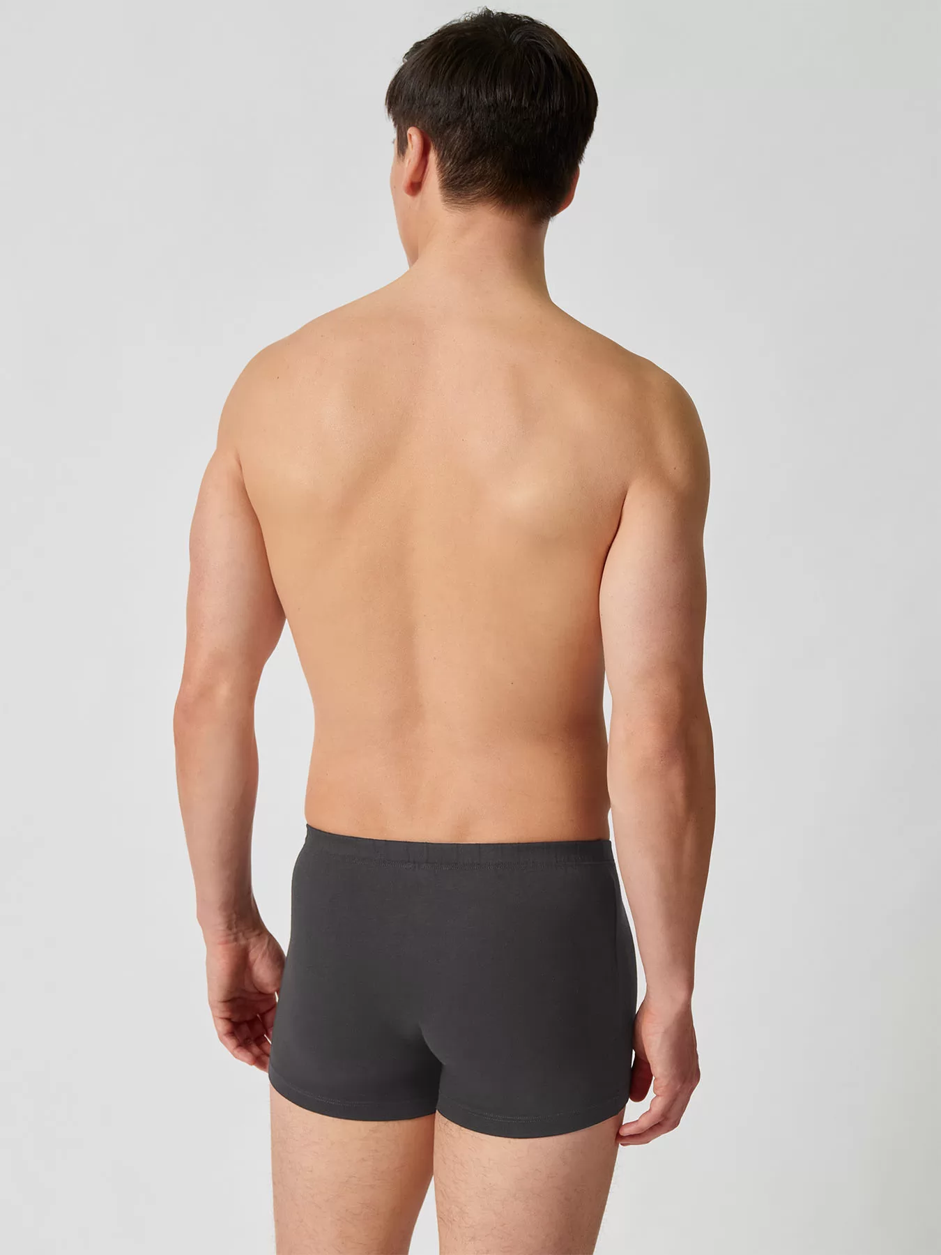 Szary Bokserki męskie 2PACK Huber 110164 - zdjęcie 2